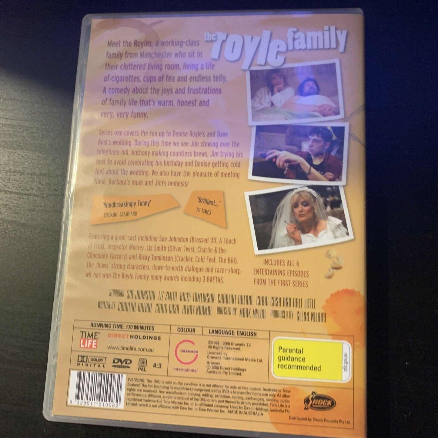 The Royle Family : Season 1 (DVD, 1998) Ricky Tomlinson, Sue Johnston Region 4,2