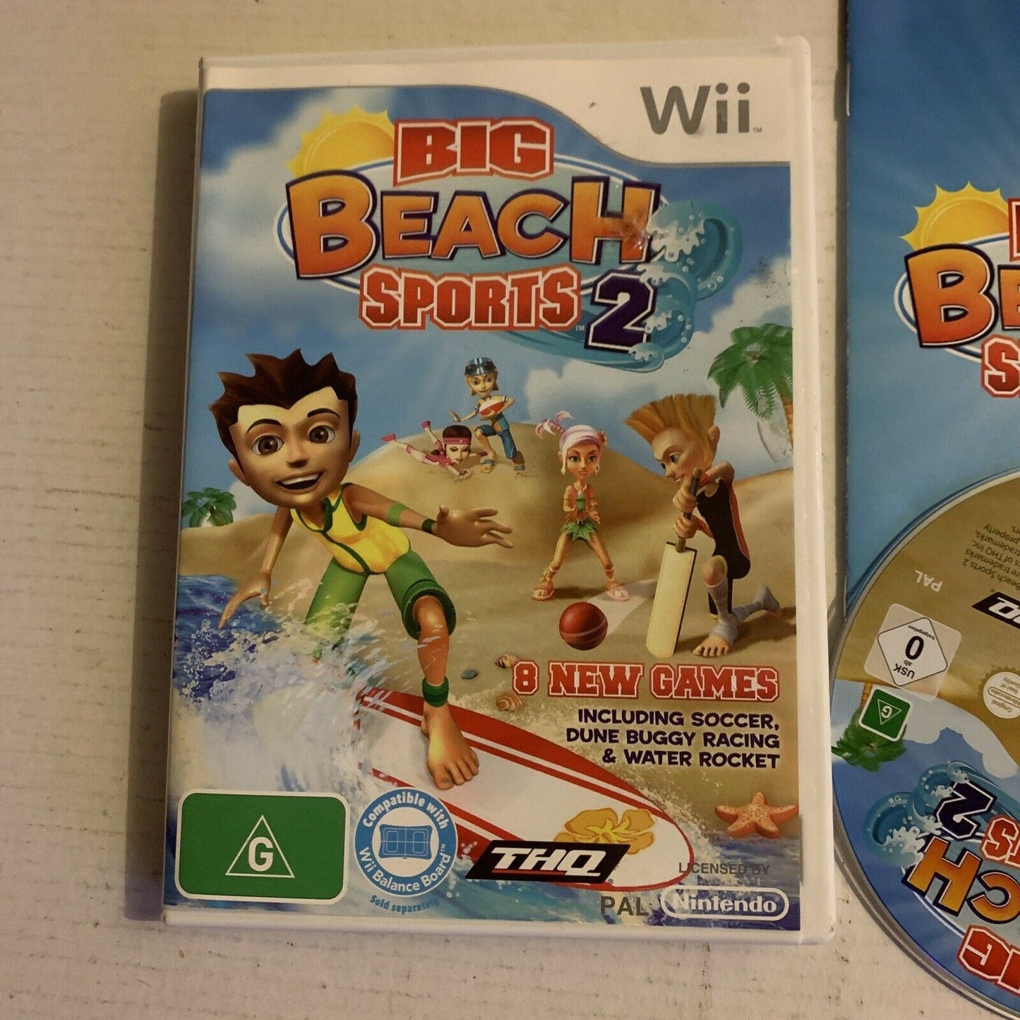 Big Beach Sports 2 -  Wii With Manual