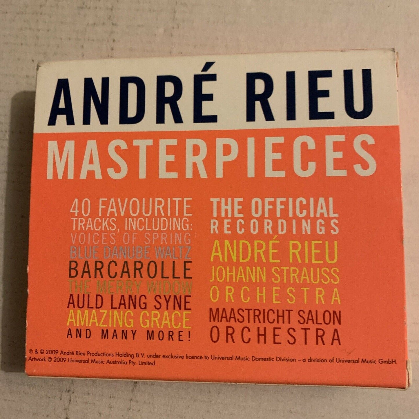 Andre Rieu: Masterpieces [3 Disc Boxset] (CDs, 2009, Universal Music (Aust.))