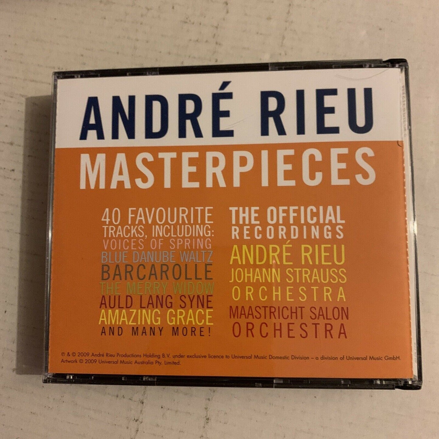 Andre Rieu: Masterpieces [3 Disc Boxset] (CDs, 2009, Universal Music (Aust.))