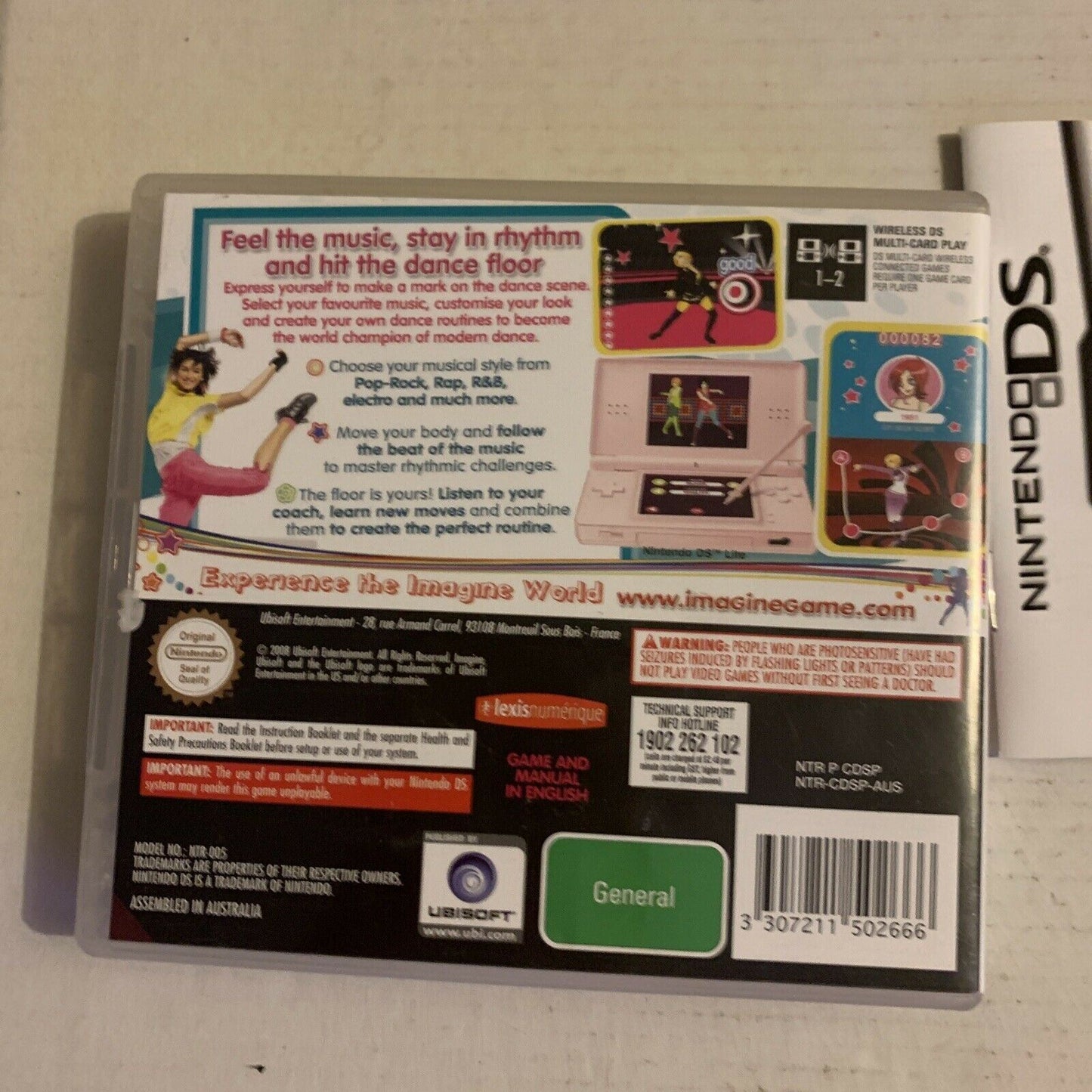 Imagine - Modern Dancer - Nintendo DS Game Complete With Manual - Free Oz Post