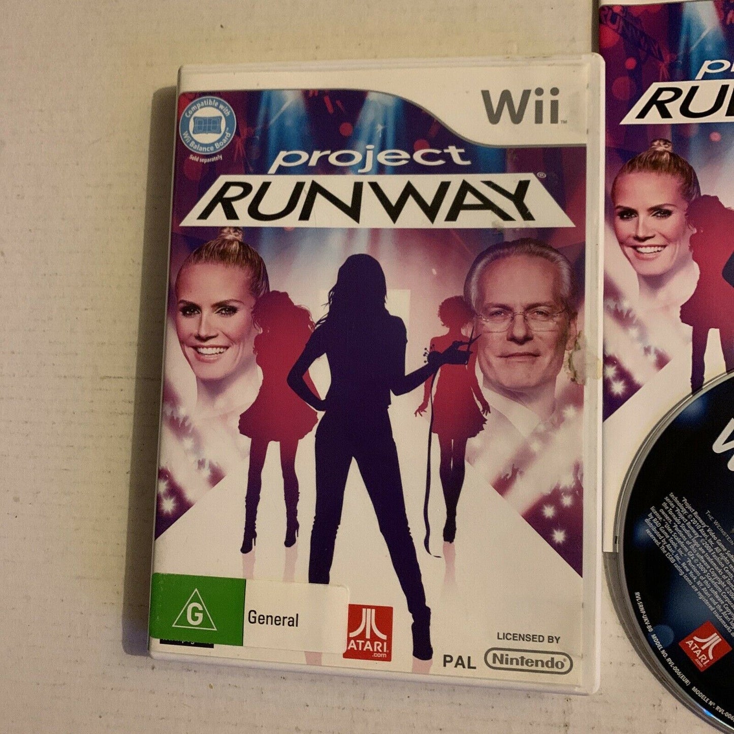 Project Runway - Nintendo Wii Fashion game PAL With Manual