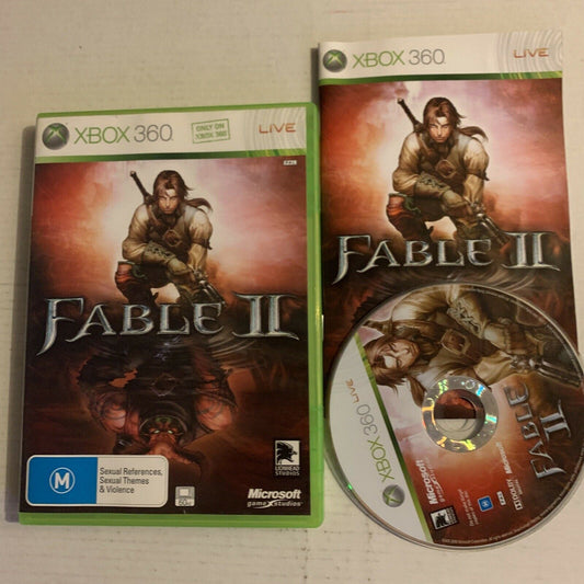 Fable II 2 Xbox 360 Pal Game Complete With Manual Aus Seller Free Postage