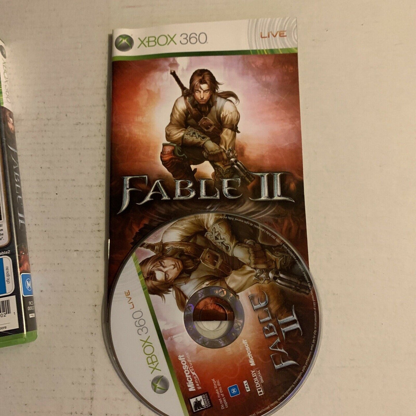 Fable II 2 Xbox 360 Pal Game Complete With Manual Aus Seller Free Postage