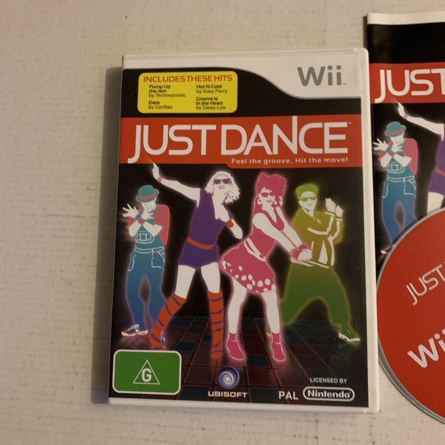 Just Dance - Nintendo Wii Game Pal With Manual