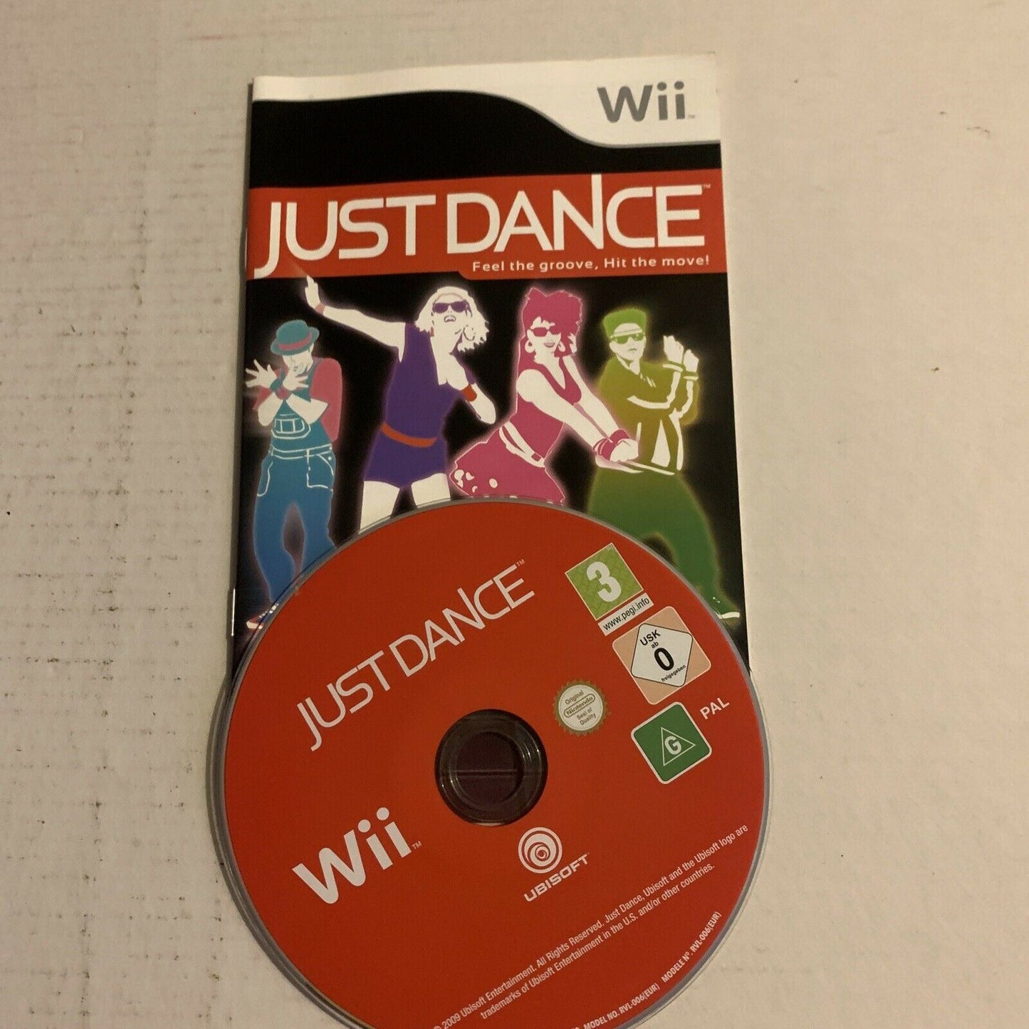 Just Dance - Nintendo Wii Game Pal With Manual