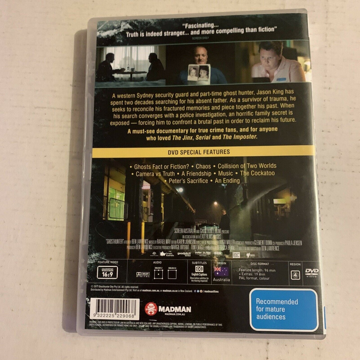 Ghosthunter (DVD, 2016) Jason King. Ghost Documentary