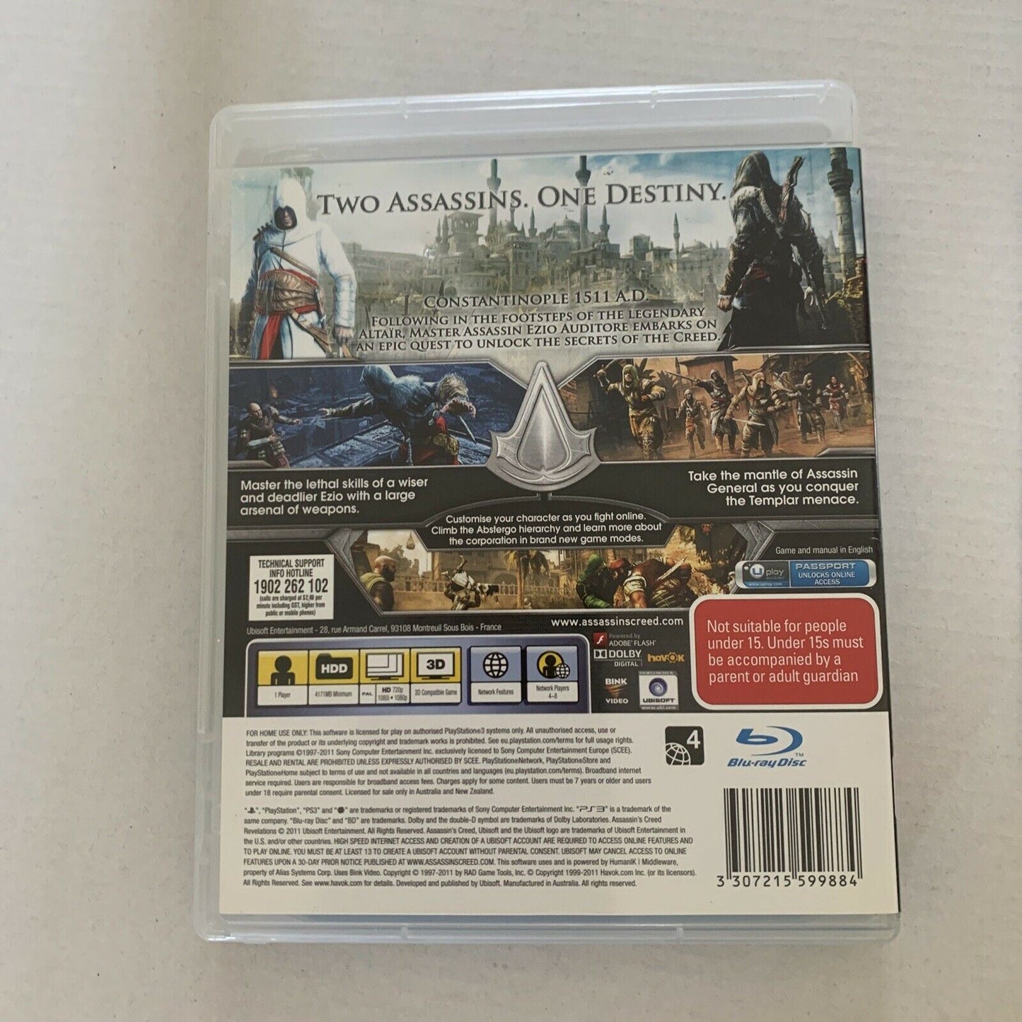 Assassin's Creed Revelations Sony PS3 With Manual PAL