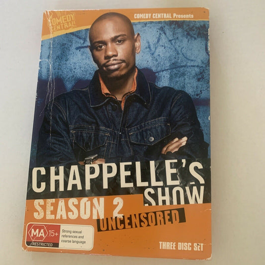Chappelle's Show : Season 2 Uncensored (DVD, 2010) Dave Chappelle. Region Free