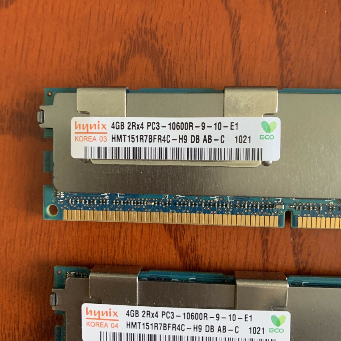 3x Hynix 4GB 2Rx4 PC3-10600R-9-10-E1 DDR3-1333Mhz CL9 Server Memory