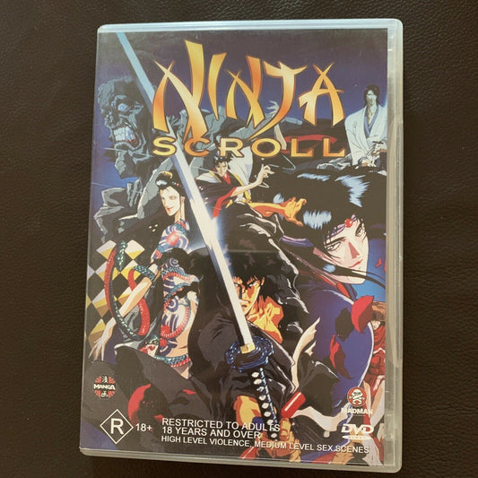 Ninja Scroll (DVD, 1993) Region 4.