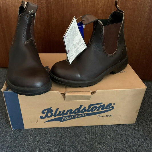 Blundstone Original 500 Series Leather Boots Stout Brown Unisex UK3 US4