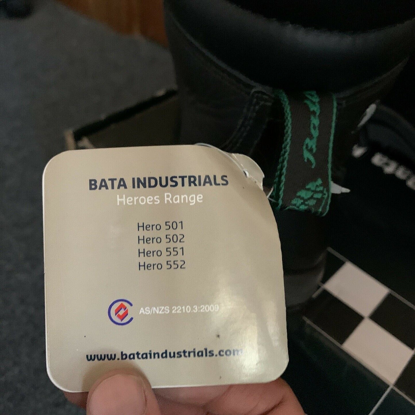 Bata Hero 551 Work Safety Boots Boa Lacing System, Scuff Cap Size 10UK 11US