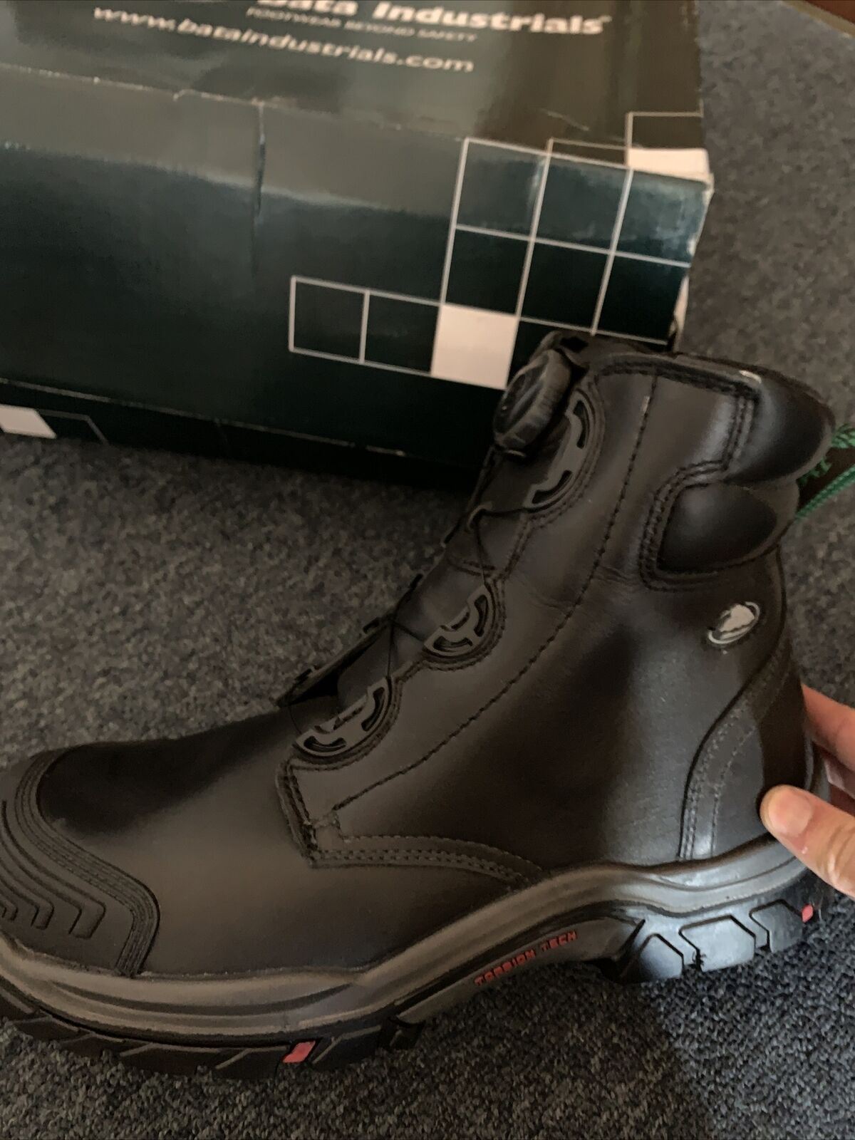 Bata Hero 551 Work Safety Boots Boa Lacing System, Scuff Cap Size 10UK 11US