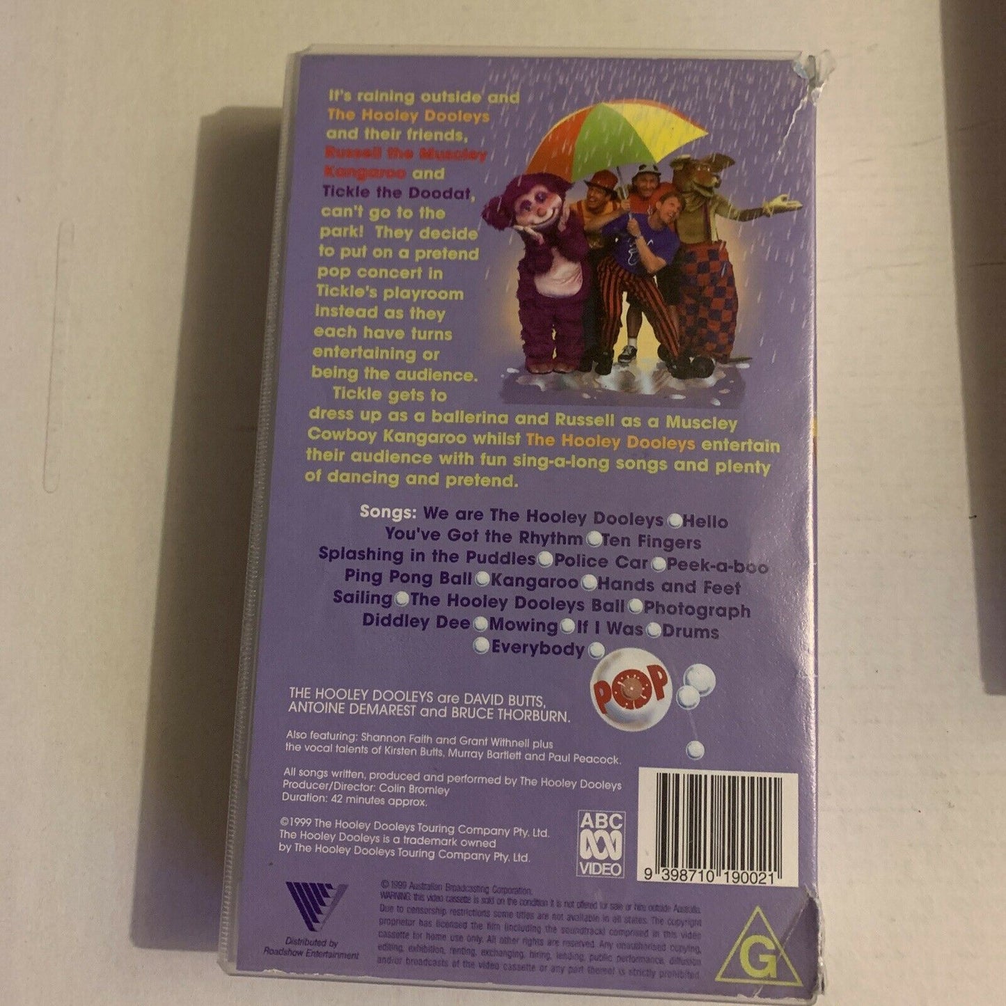 The Hooley Dooleys - Pop & Keep On Dancing (VHS, 2000) PAL