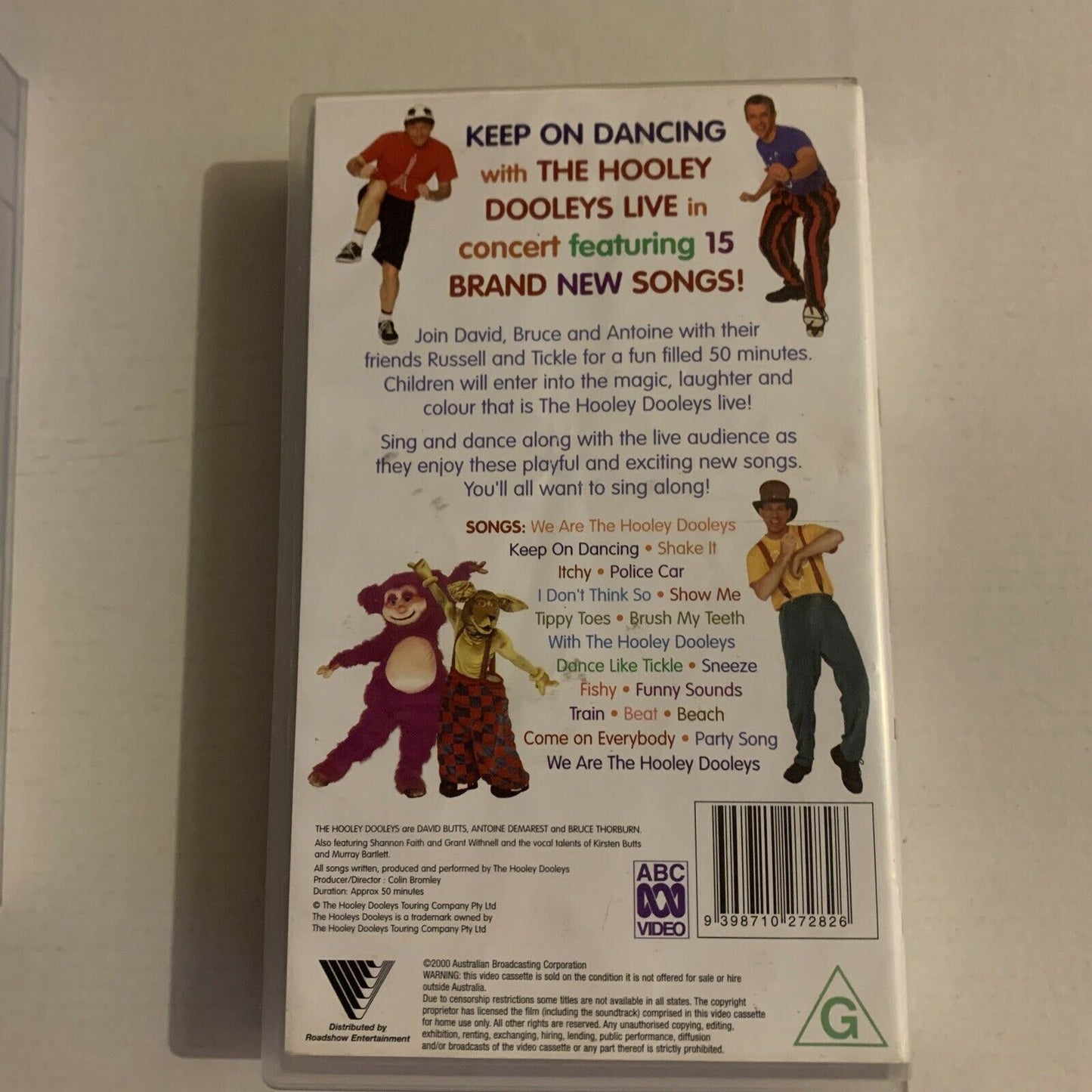 The Hooley Dooleys - Pop & Keep On Dancing (VHS, 2000) PAL