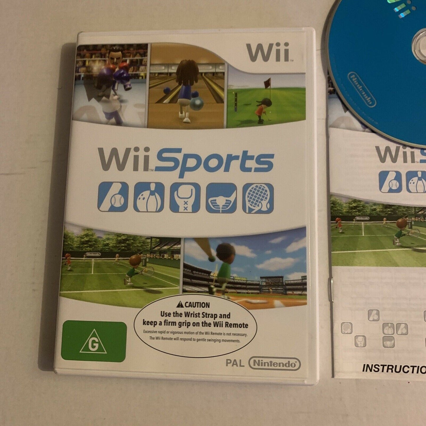 Wii Sports Nintendo Selects Game PAL System With Manual