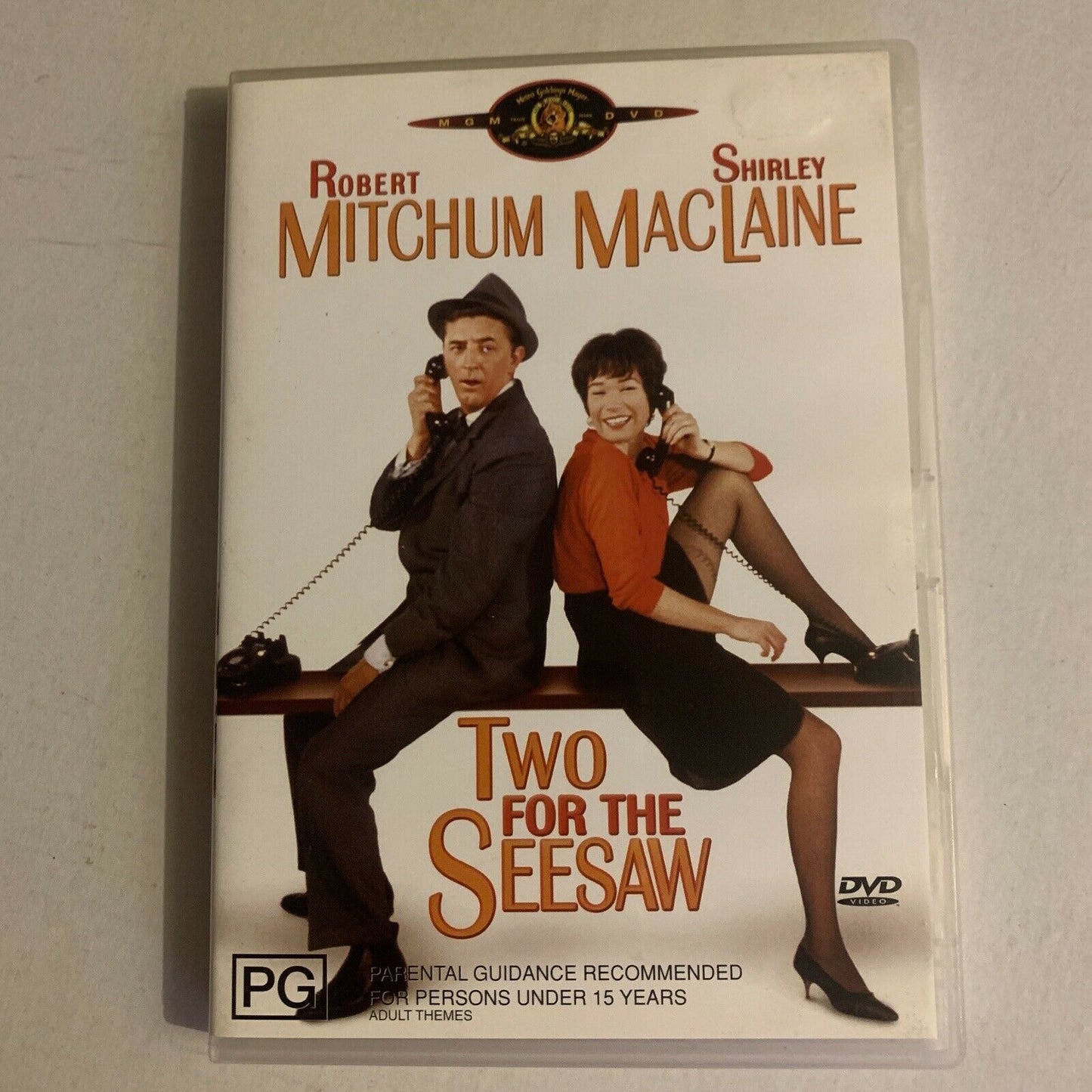 Two For The Seesaw (DVD, 1962) Shirley MacLaine, Robert Mitchum. Region 4