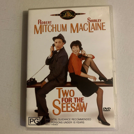 Two For The Seesaw (DVD, 1962) Shirley MacLaine, Robert Mitchum. Region 4