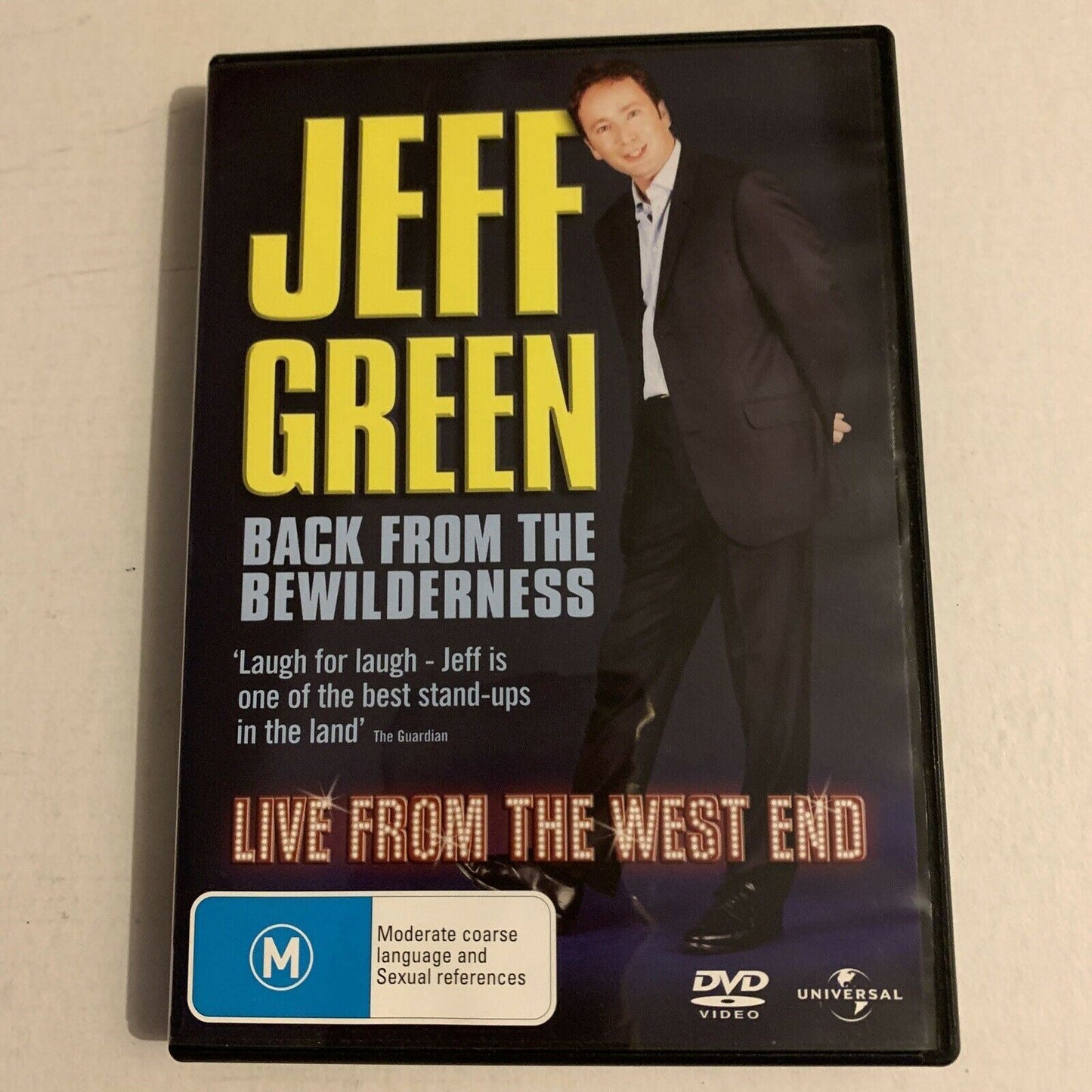 Jeff Green Live - Back From the Bewilderness (DVD, 2003)   Region 4,2