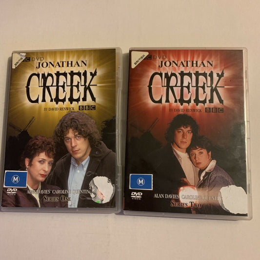 Jonathan Creek - Series 1 & 2 (DVD, 2004) BBC Alan Davies Region 4,2