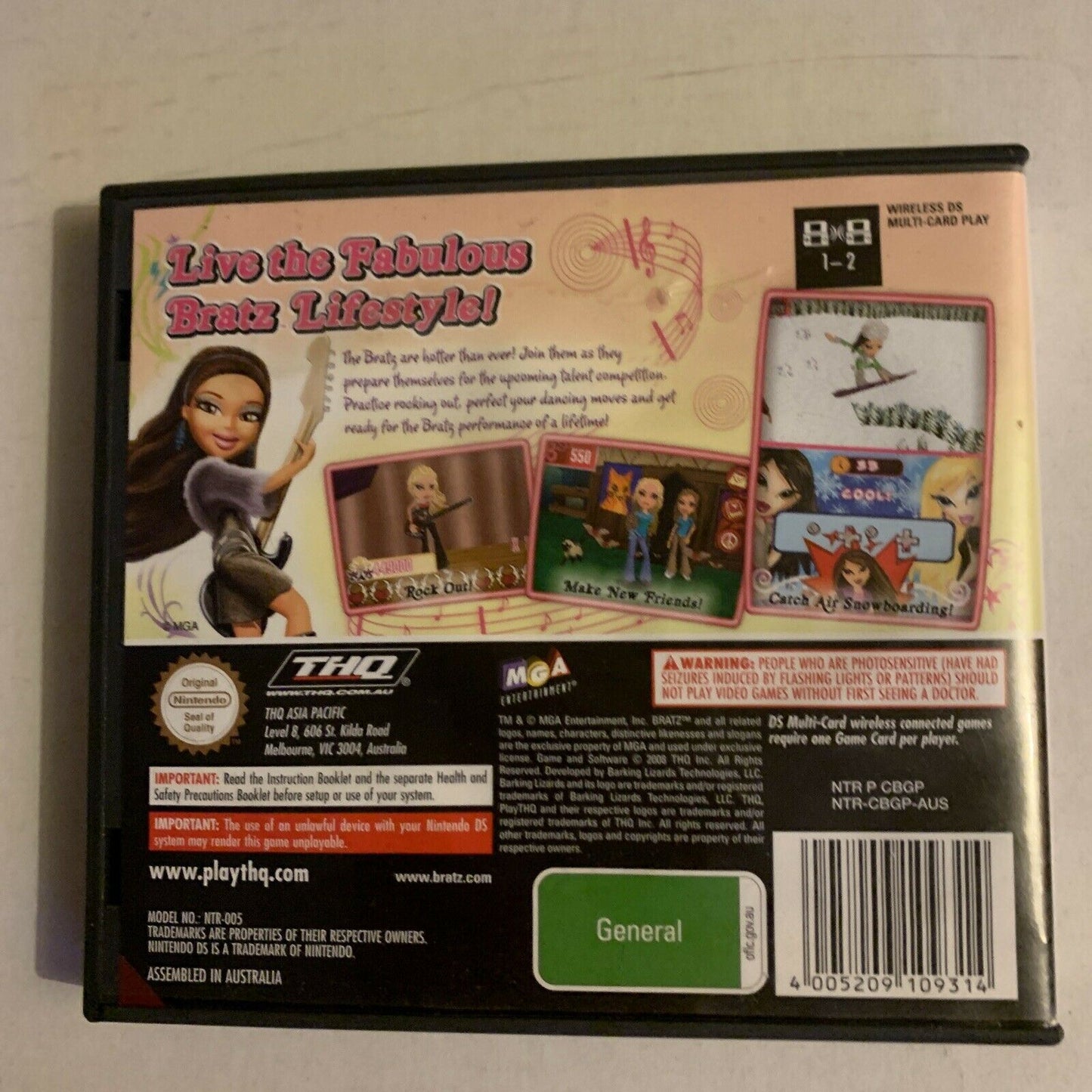 Bratz: Girlz Really Rock - Nintendo DS