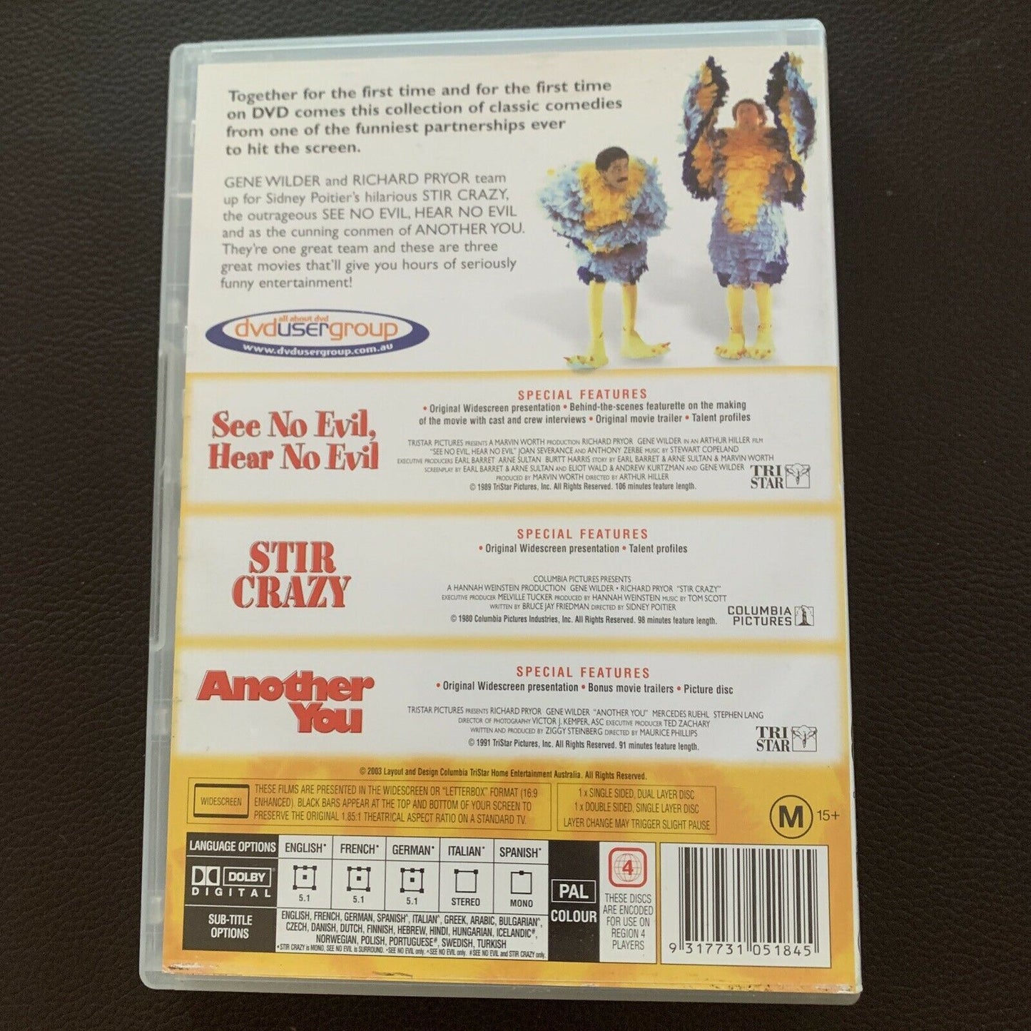 Richard Pryor: See No Evil Hear No Evil / Stir Crazy / Another You (DVD)