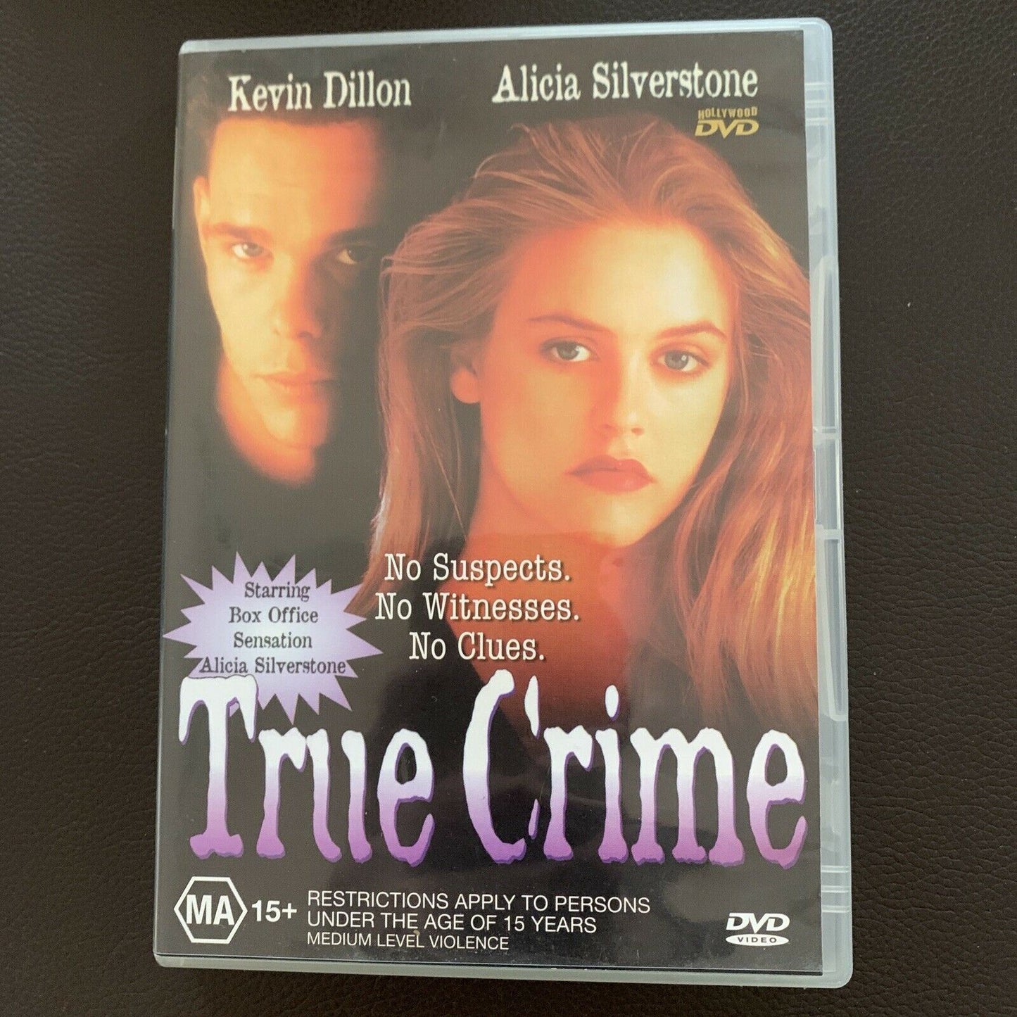 True Crime (DVD, 1995) Kevin Dillon, Alicia Silverstone