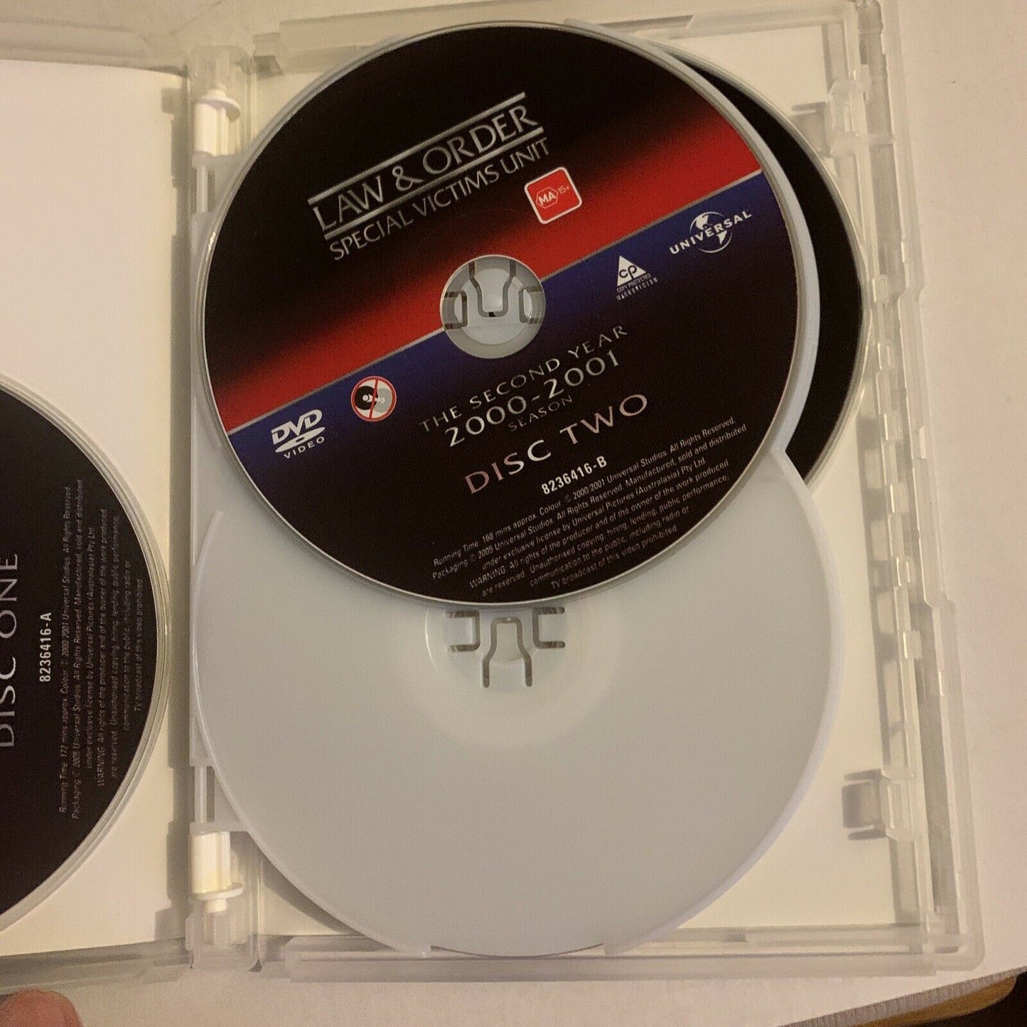 Law And Order - Special Victims Unit: Season 2 (DVD, 2001, 6-Disc) Region 4,2,5