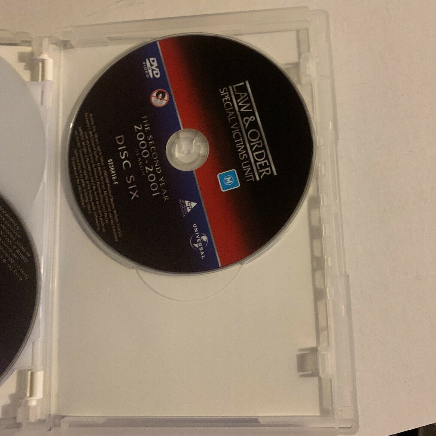 Law And Order - Special Victims Unit: Season 2 (DVD, 2001, 6-Disc) Region 4,2,5