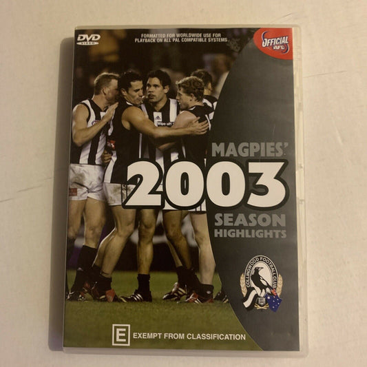 AFL - Collingwood Magpies' 2003 Season Highlights (DVD, 2003)