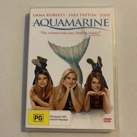 Aquamarine (DVD, 2007) Emma Roberts, JoJo, Sara Paxton. Region 4