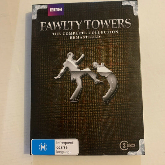 Fawlty Towers - The Complete Series Remastered (DVD, 1979, 3-Disc)  Region 4,2