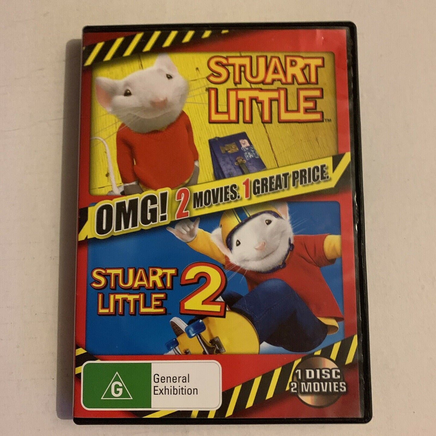 Stuart Little / Stuart Little 2 (DVD, 2002) Region 4