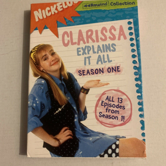 Clarissa Explains It All - Season 1 (DVD, 1991) Melissa Joan Hart Region 1