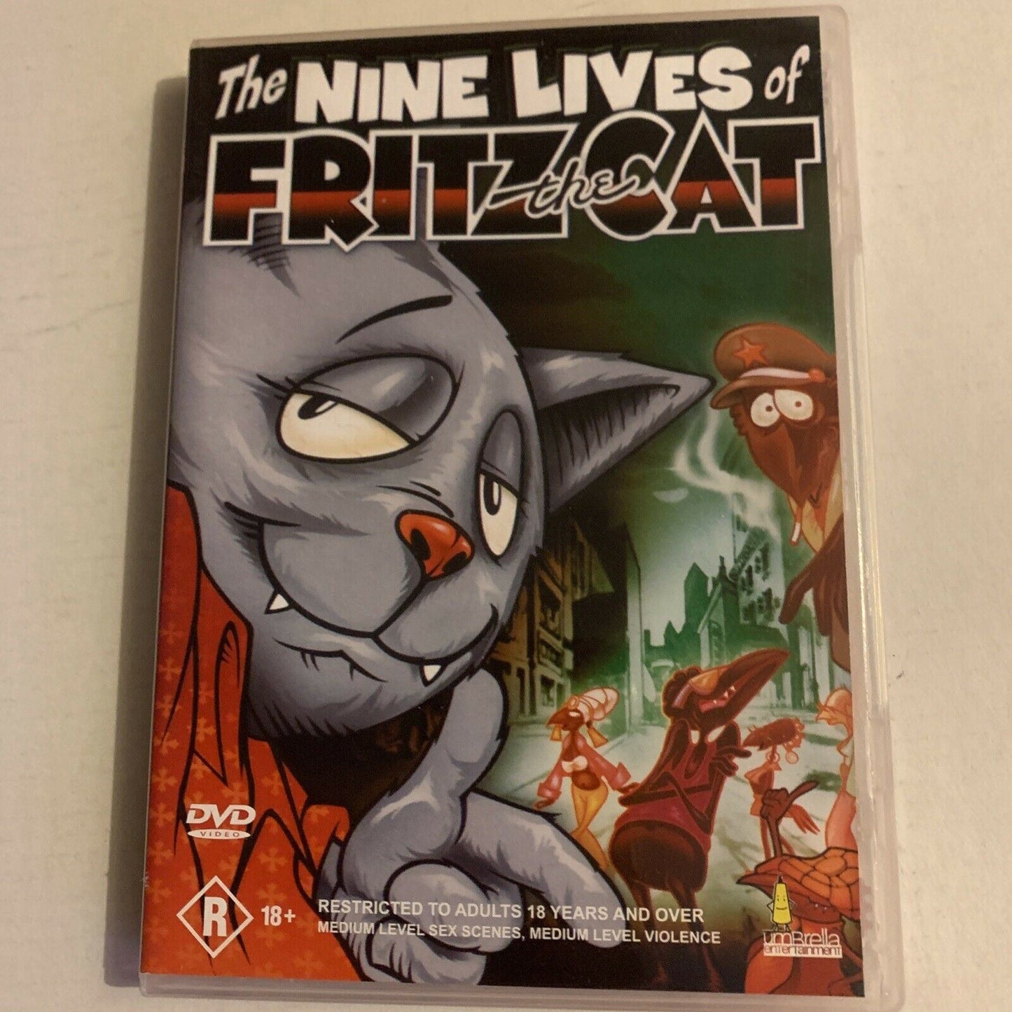 The Nine Lives Of Fritz The Cat (DVD, 1974) Robert Crumb. Region Free –  Retro Unit