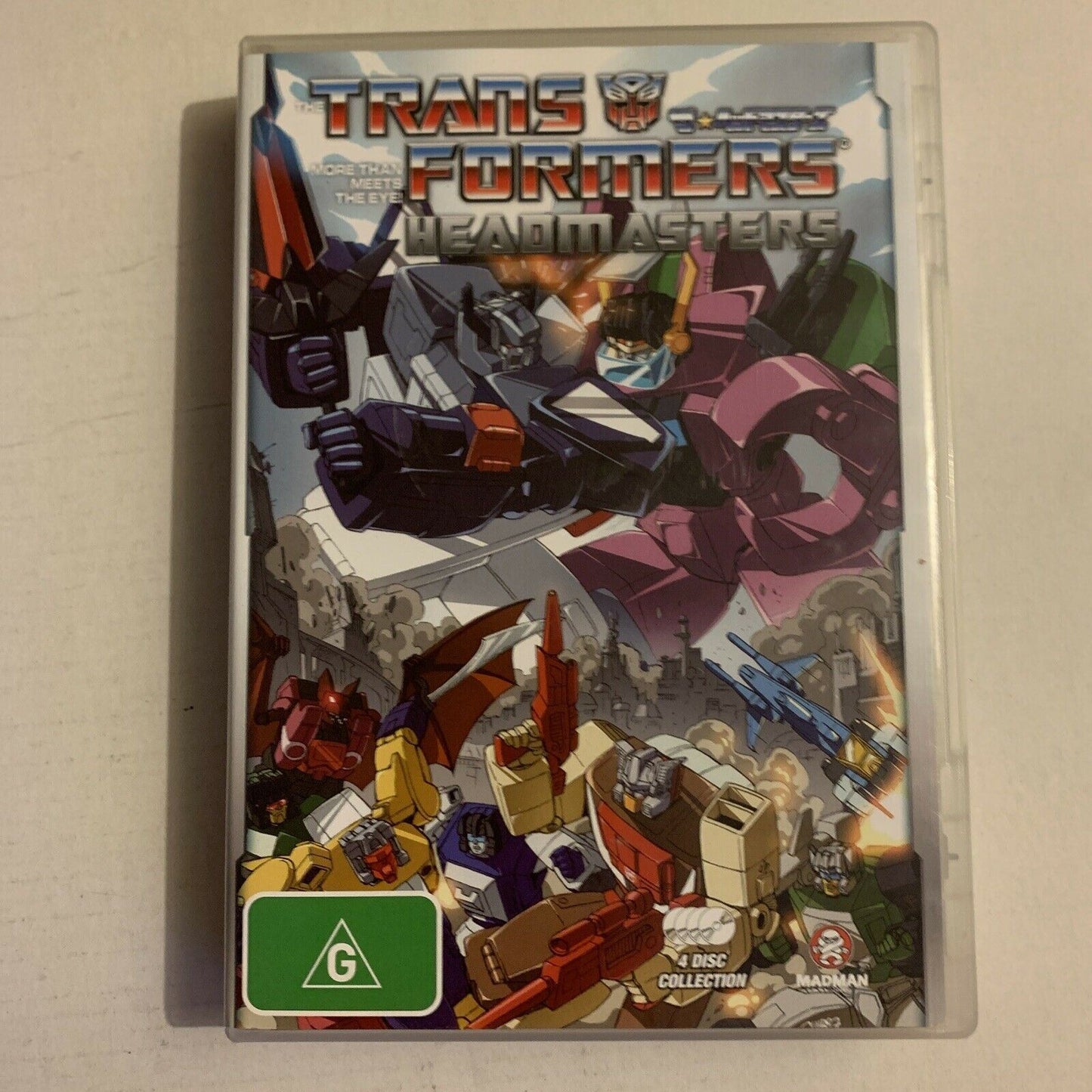 Transformers - Headmasters DVD Box Set (G1 Generation 1 - 2007 4-Disc Set Jap En