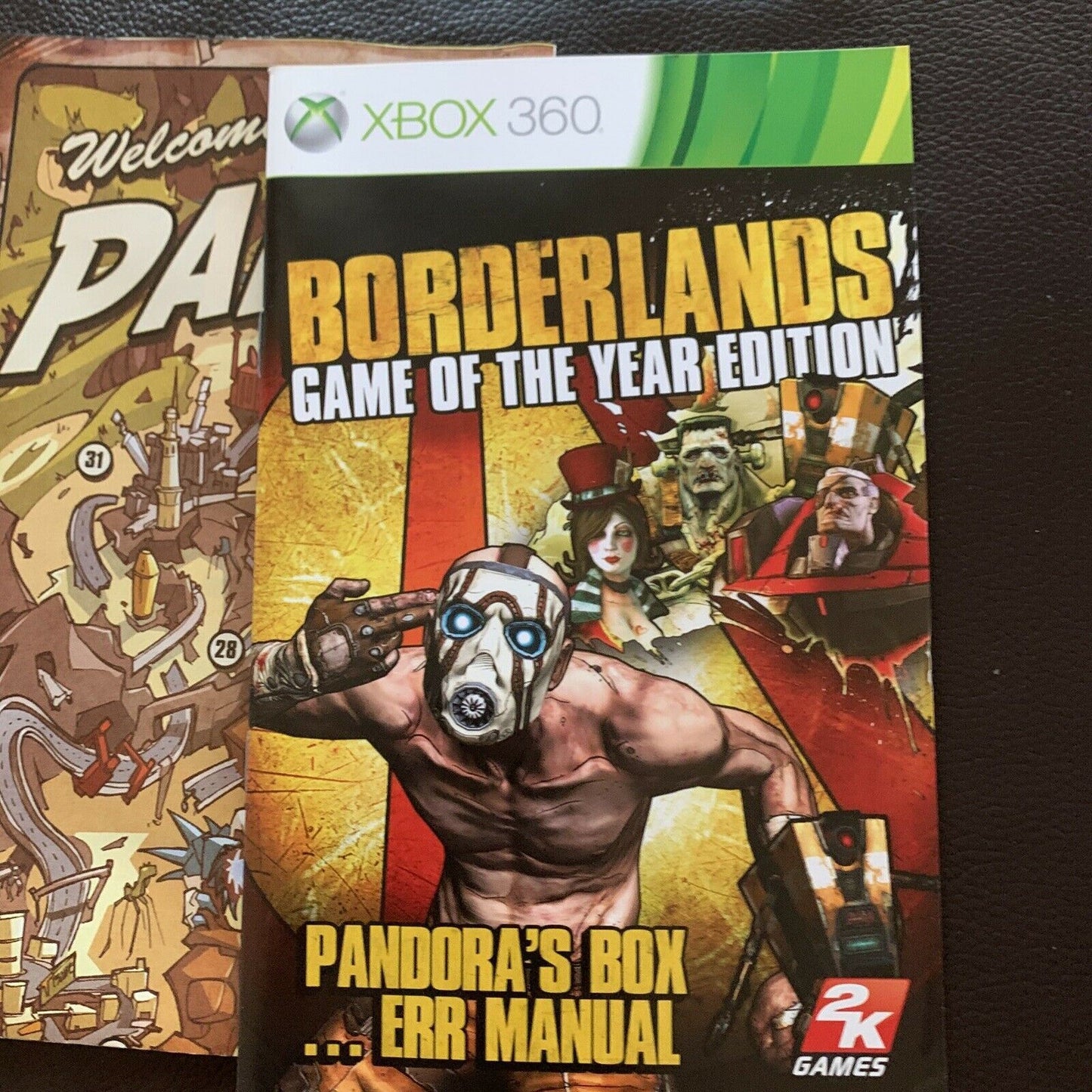 Borderlands Game of the Year (Xbox 360 & Xbox One playable) With Manual & Map