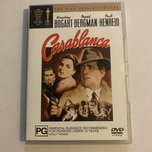 Casablanca - Special Edition (DVD, 1955, 2-Disc) Humphrey Bogart, Ingrid Bergman