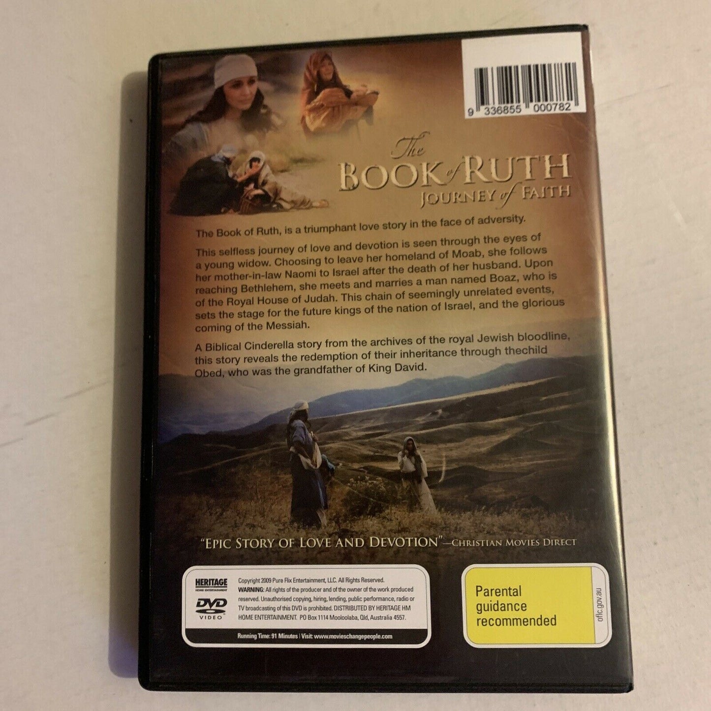 The Book Of Ruth - Journey Of Faith (DVD, 2009) Sherry Morris, Carman