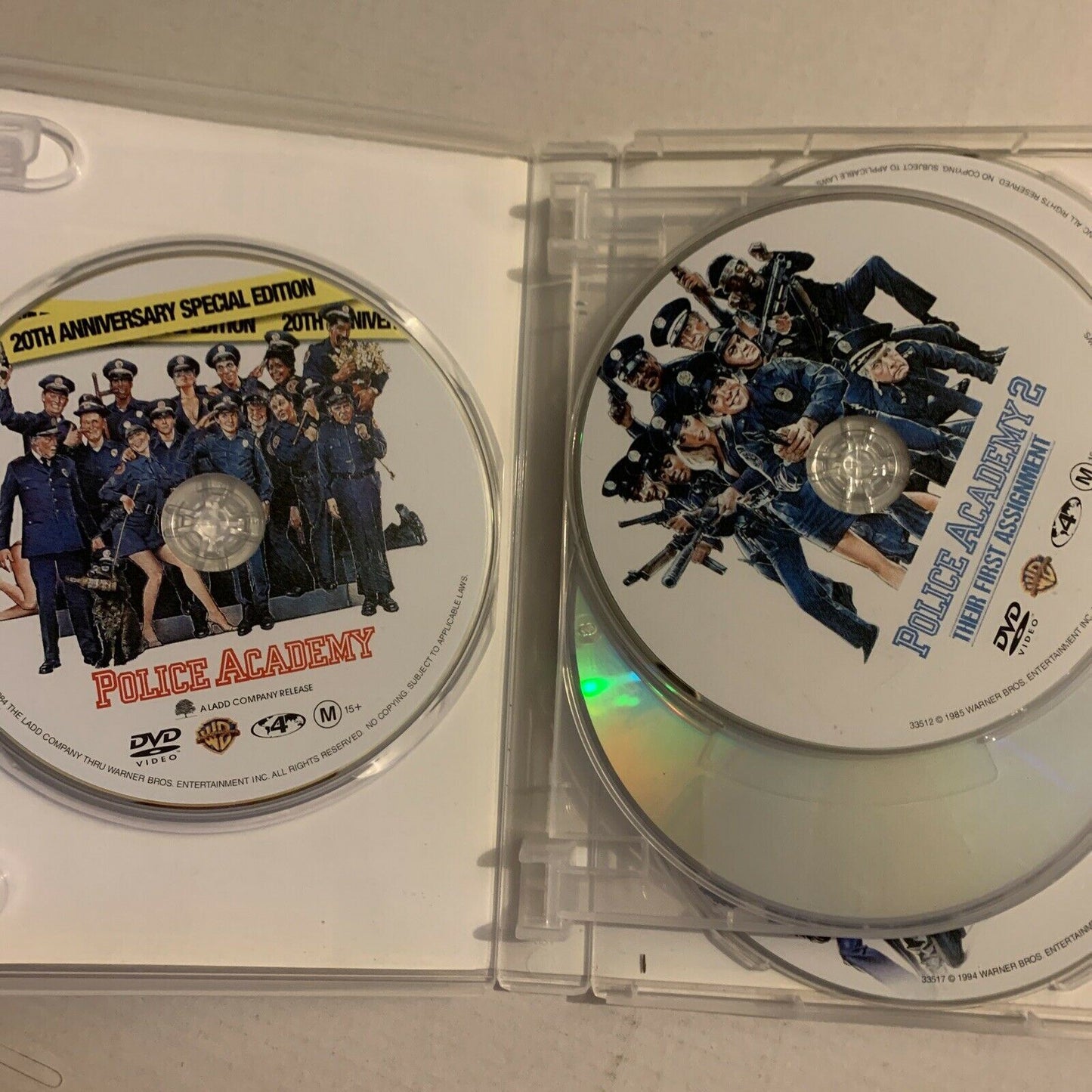 Police Academy - The Complete Collection (DVD, 1994, 7-Disc Set) Region 4,2,5