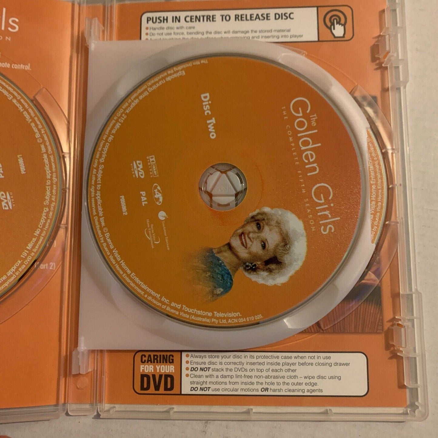 The Golden Girls : Season 5 (DVD, 1990) Region 4,2