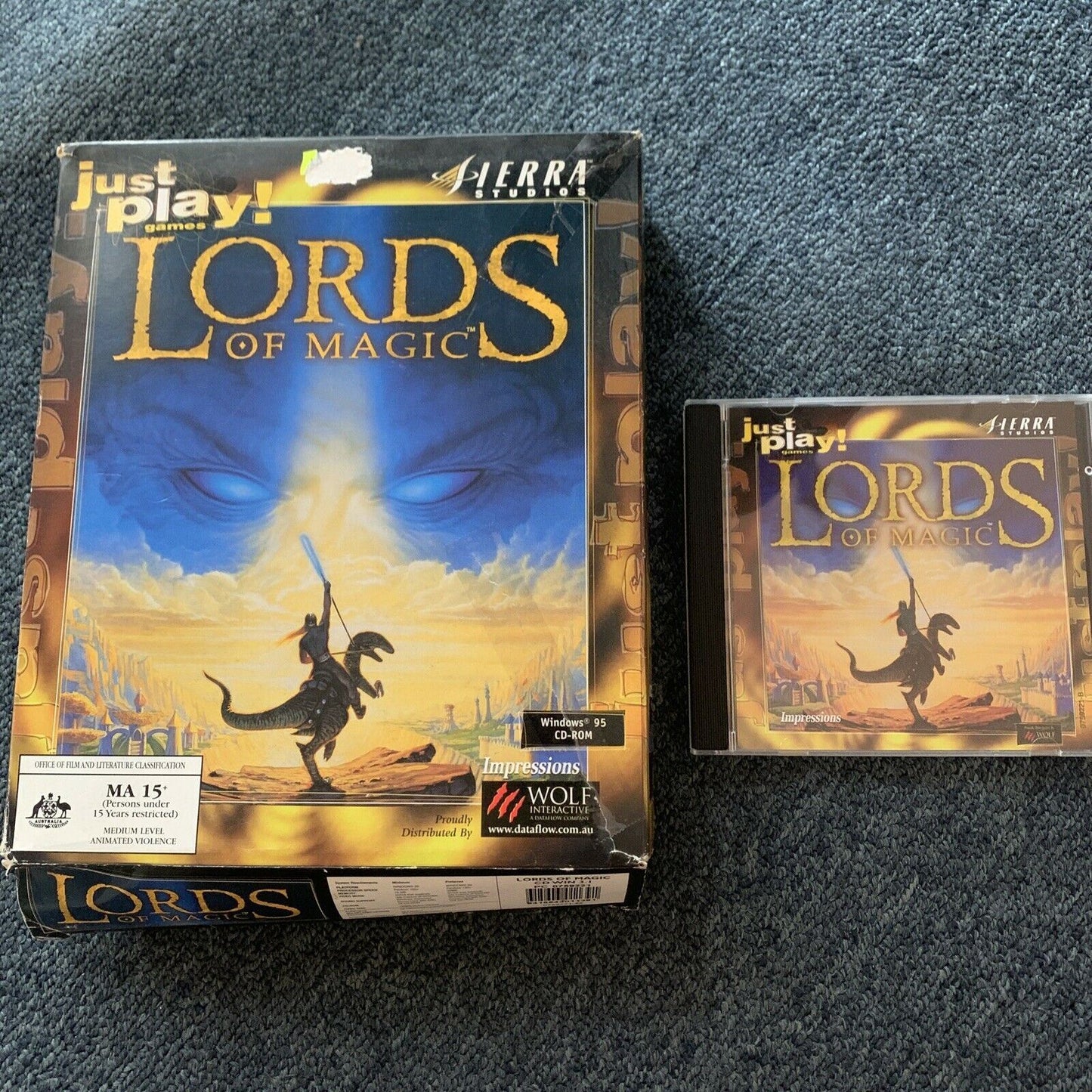 Lords Of Magic PC CDROM Win95 1997 Strategy Game