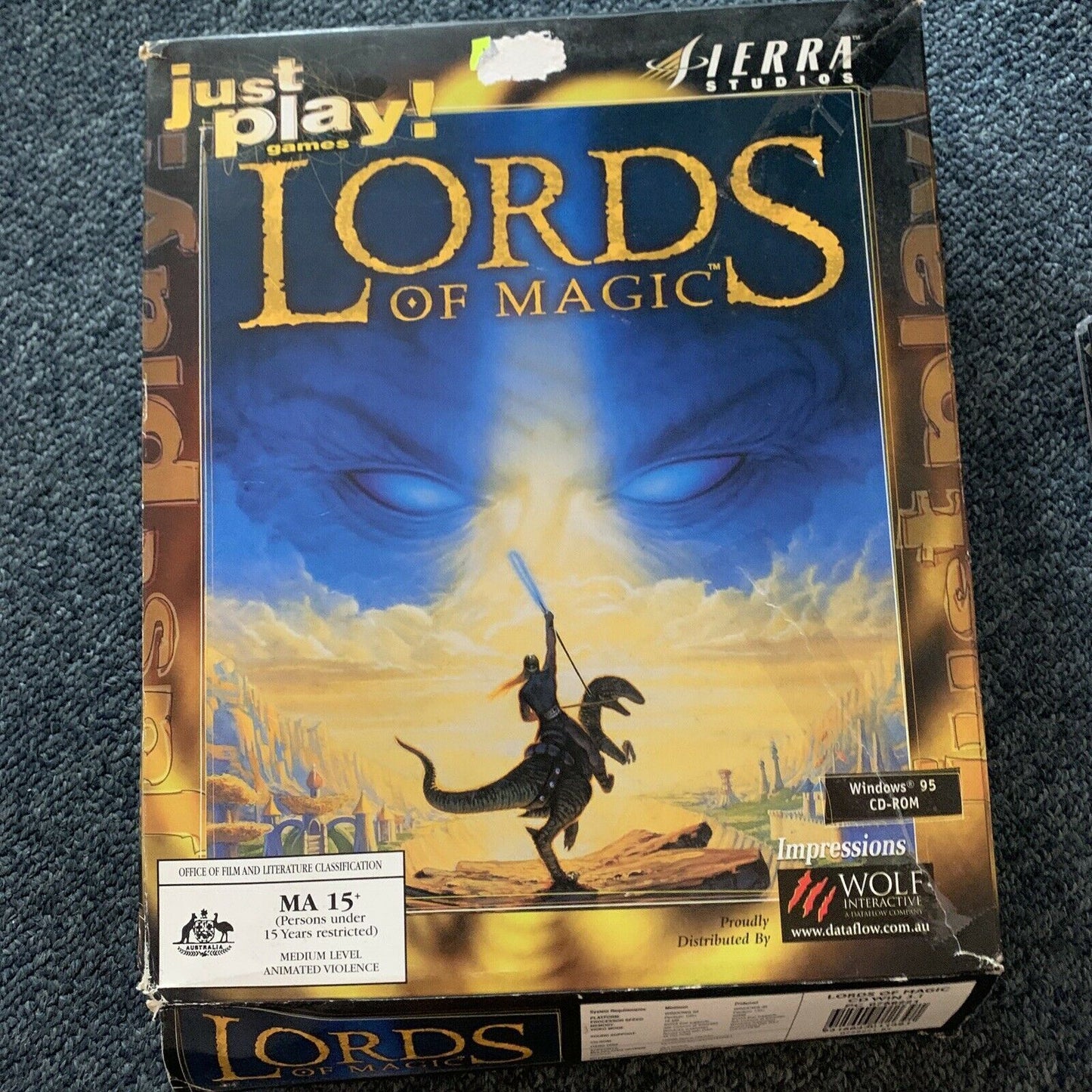 Lords Of Magic PC CDROM Win95 1997 Strategy Game