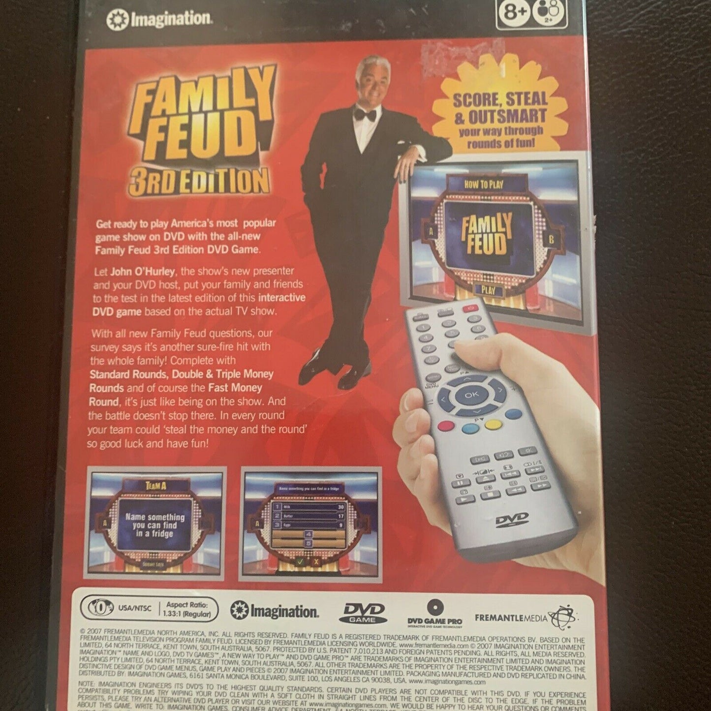 Family Feud - 3rd Edition (DVD, 2007) Interactive DVD Game John O'Hurley