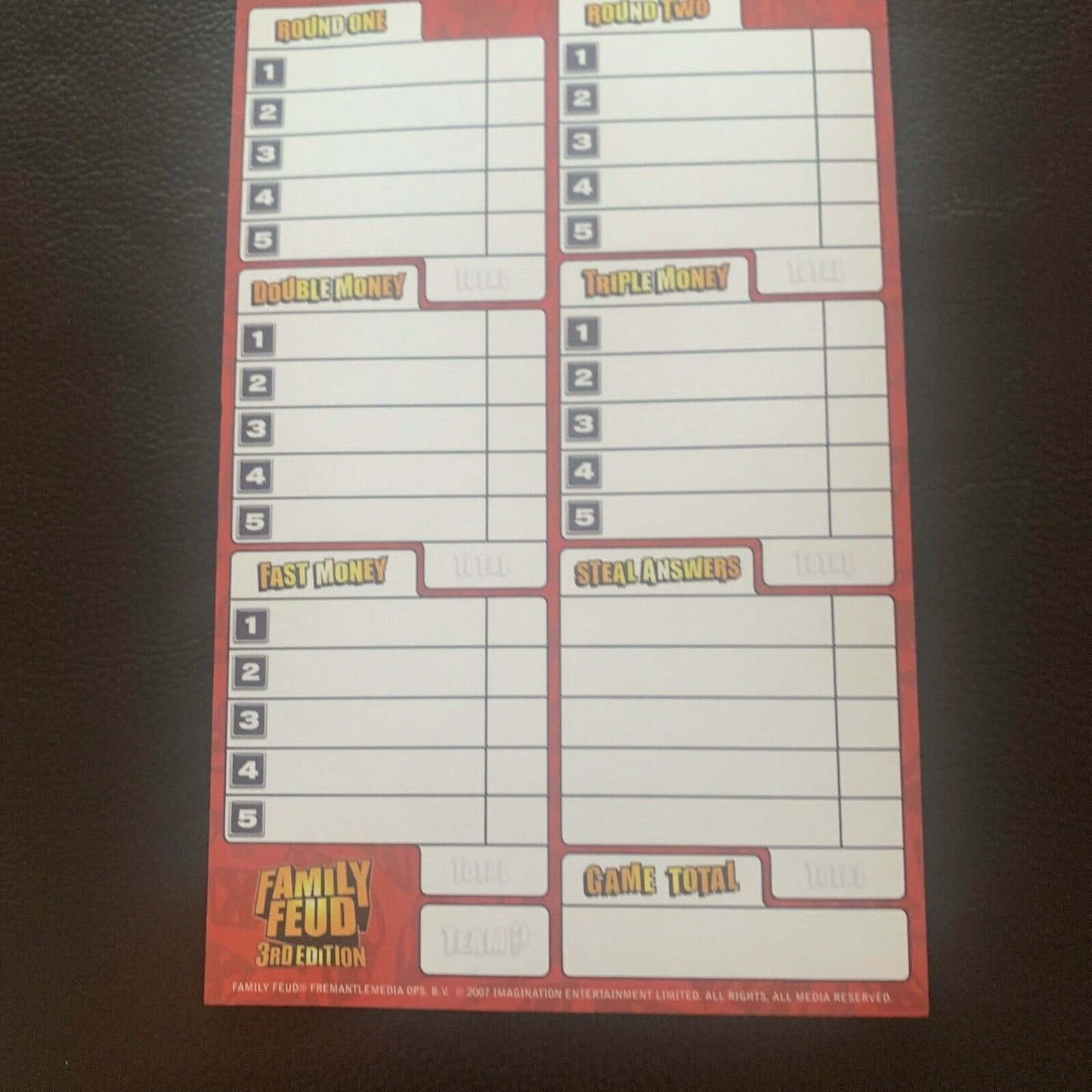 Family Feud - 3rd Edition (DVD, 2007) Interactive DVD Game John O'Hurley