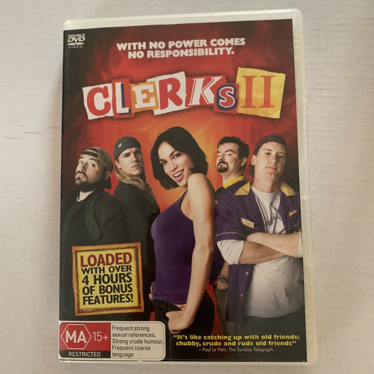 Clerks 2 (DVD, 2006) Kevin Smith, Jeff Anderson. Region 4