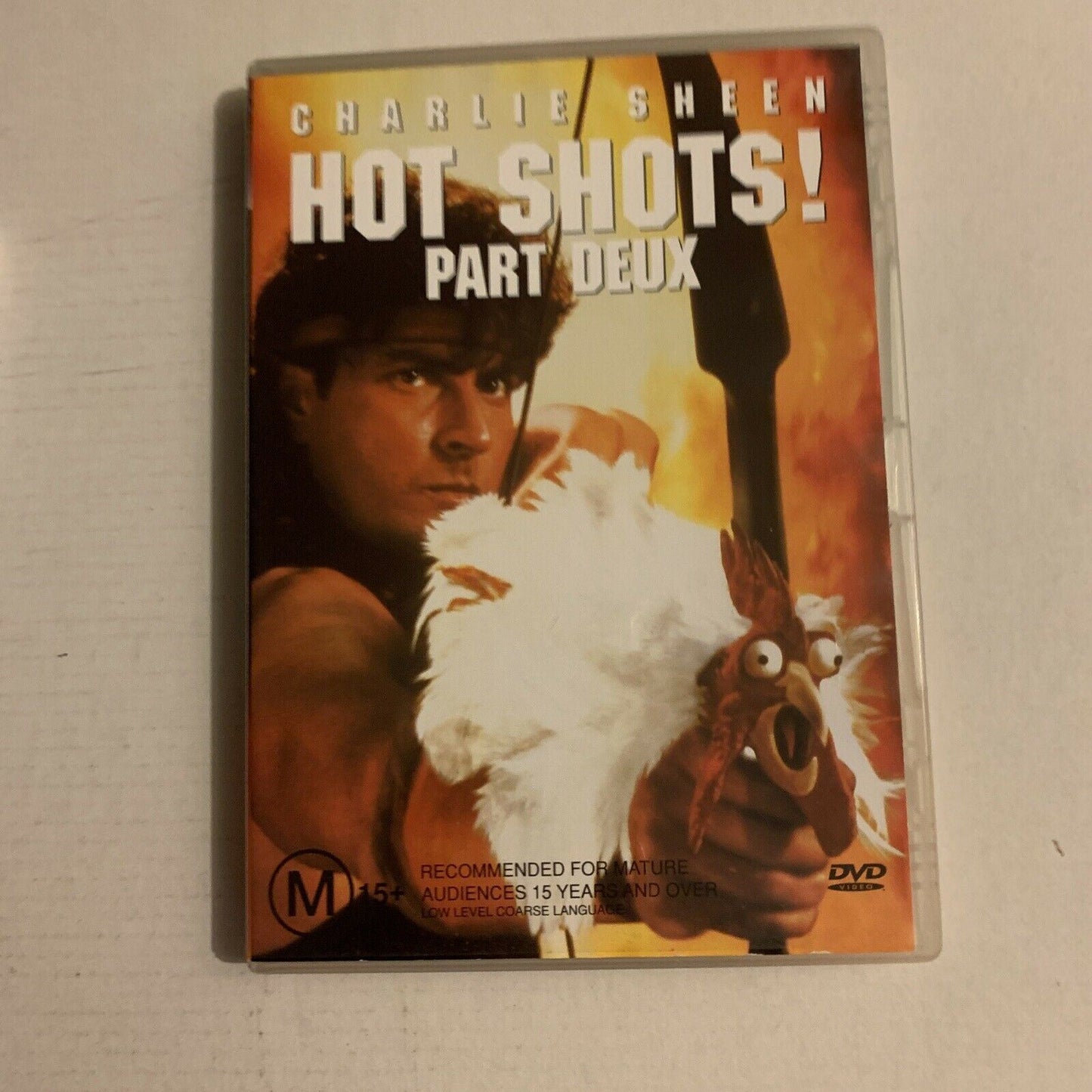 Hot Shots! + Hot Shots! Part Deux (DVD, 1991) Charlie Sheen. Region 4