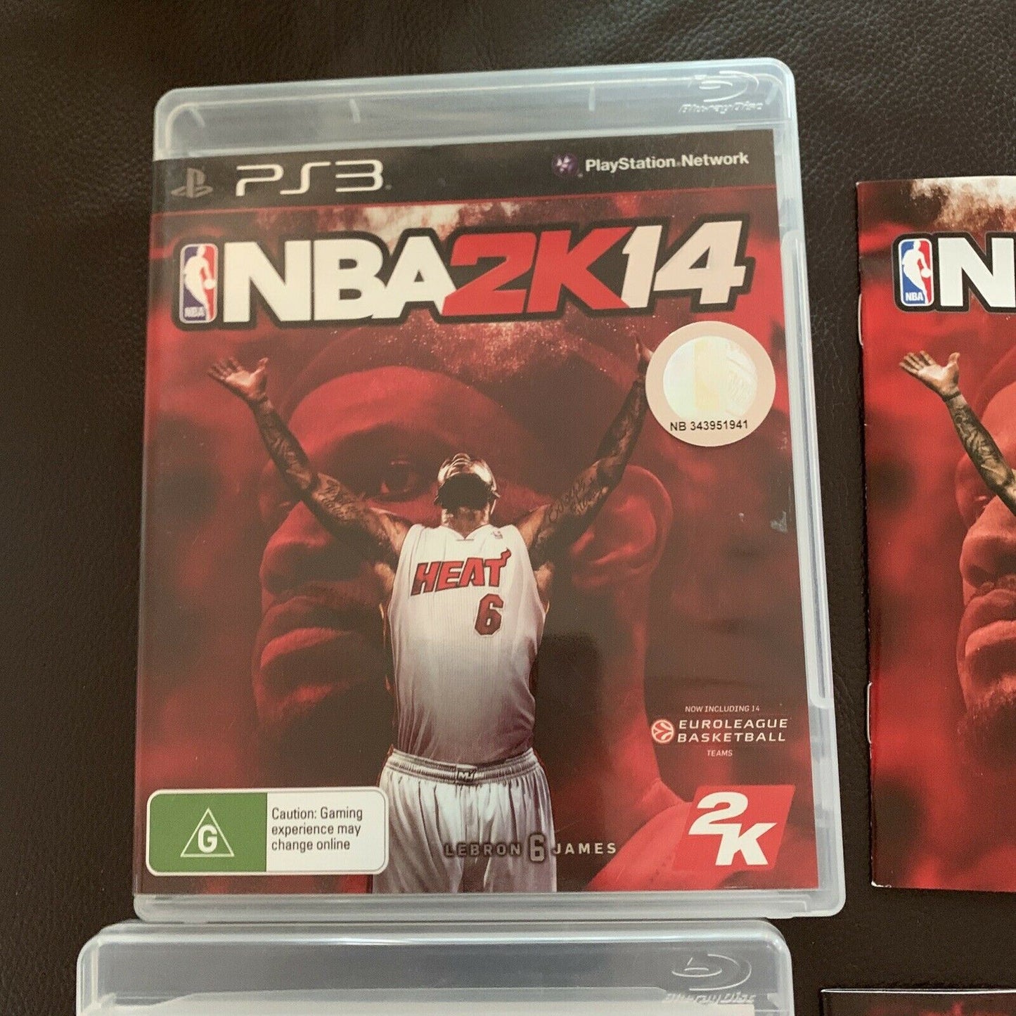 NBA2K14 & NBA2K15 Basketball PS3 PlayStation 3 Game With Manual