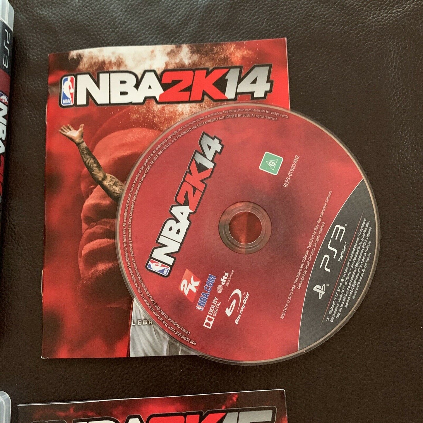 NBA2K14 & NBA2K15 Basketball PS3 PlayStation 3 Game With Manual